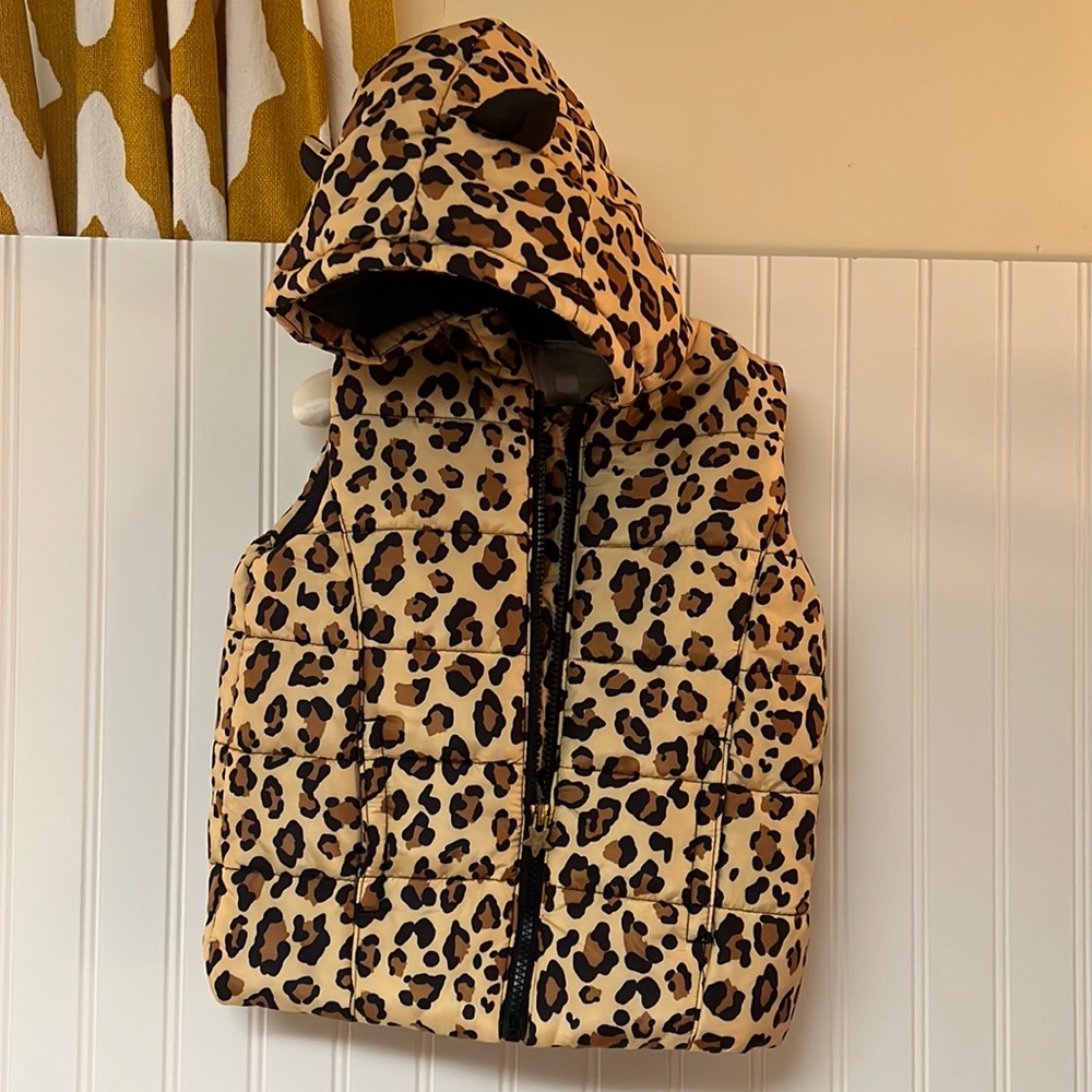 Leopard Puffer Vest | 3T
